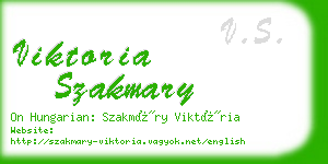 viktoria szakmary business card